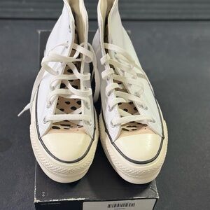 High-Top White Sneakers